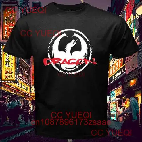 Новая рубашка с логотипом Dragon Alliance Мужская черная футболка американский размер