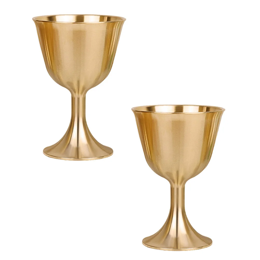 

Cupbrass Copper Lamp Chalicegoblet Ghee Tibetan Collection Gold Butter Vintage Glasses Water Oil Decorativeholder Cupsdesk