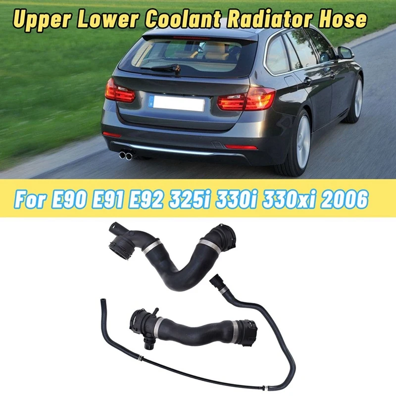 3 шт. шланг радиатора охлаждающей жидкости для BMW E90 E91 E92 325I 330I 330Xi 2006 328I 328Xi детали
