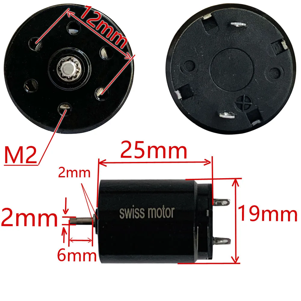 1925 год мотор Svviss для роторной тату-машинки шейдер и лайнер черного цвета ассорти