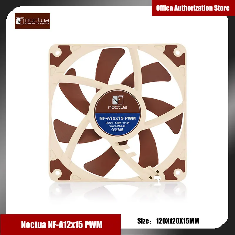 

NOCTUA NF-A12x15 PWM вентилятор 12 см 4-контактный PWM вентилятор/15 мм толщина/вентилятор ЦП/Вентилятор охлаждения шасси