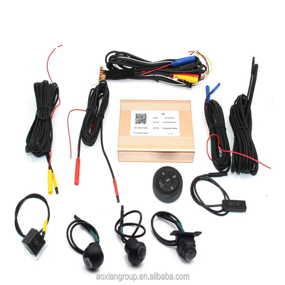 

360 Degree Seamless Surround View Parking and Driving Assist System for Cars with 4x180 Degree Cameras system