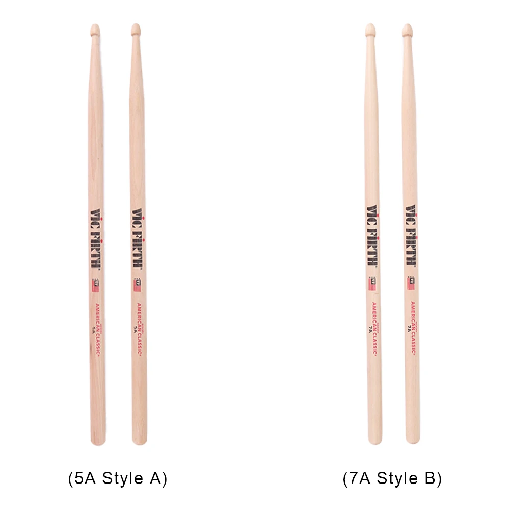 

Professional Wooden Drum Sticks For Beginners 5A 7A Maple Wood Drumsticks Classic Drum Stick Percussion Instrument Accessories