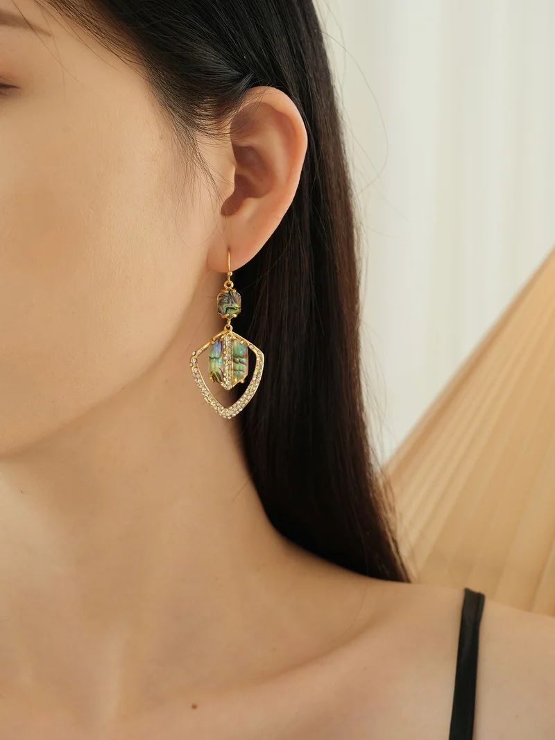 

Женские серьги-подвески с фианитами, редкие Роскошные серьги в стиле K-POP