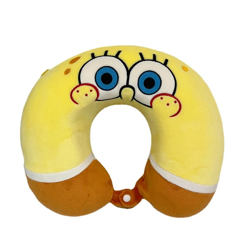 Spongebob Squarepants Patrick Star Kawaii Memory Foam U-Shaped Pillow Cartoon Airplane Travel Neck Pillow Nap Pillow Cute images - 6