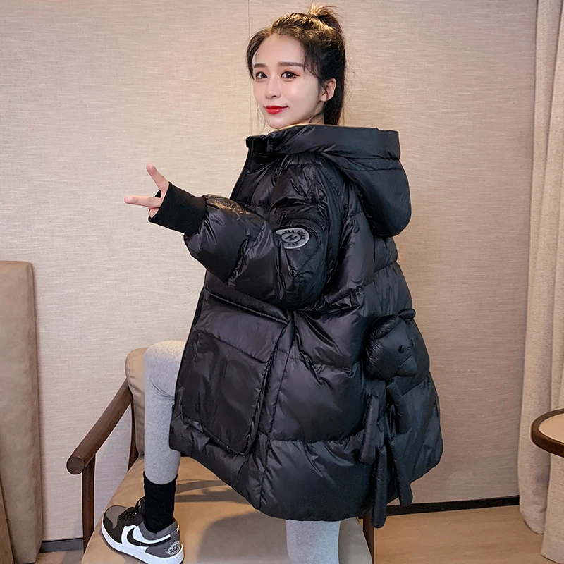 2023 Winter women's Hooded Korean Fashion Students 'cotton Jacket enlarge