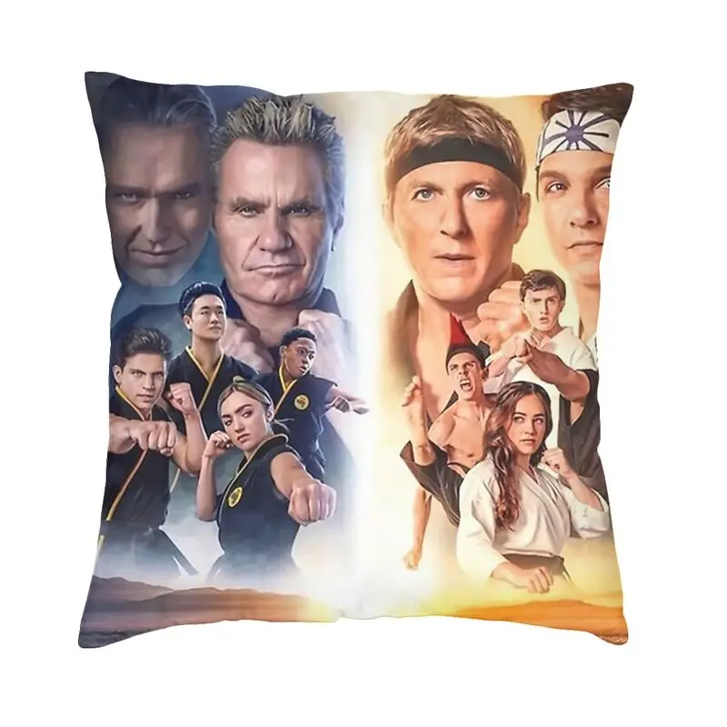 

Cobra Kai Pillow Covers Living Room Decoration Luxury The Karate Kid Cushions for Sofa Square Pillowcase
