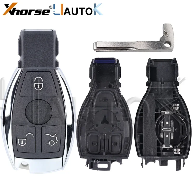 

Xhorse для Mercedes Benz 315/434 МГц VVDI BE Дистанционный смарт-брелок W211 W212 W203 W204 W205 W210 W221 W222 3/4 Чехол с кнопками