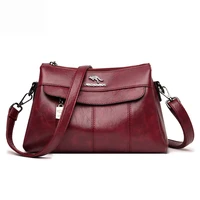 high quality pu leather brand shoulder bags ladies casual large capacity handbag girl stylist design messenger bag sac a main