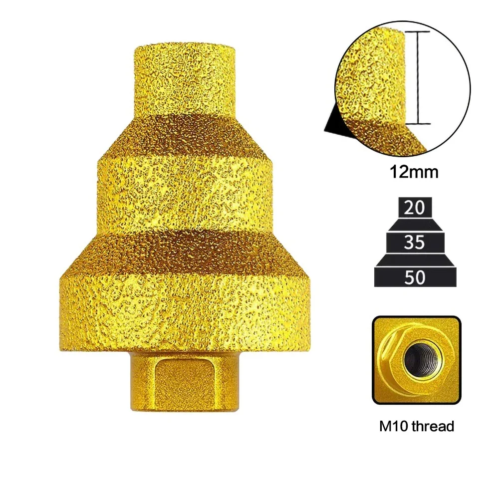 

Развертка для мрамора и бетона, сверление каменной кладки, короны, строительные инструментыM10, фрезы для алмазной фаски, кольцевая пила, фреза для плитки