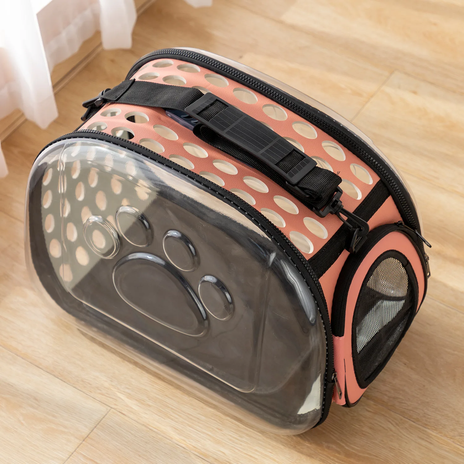 New Cat Space Capsule Transparent Cat Carrier Bag Breathable Pet Carrier Small Dog Cat Backpack Travel Cage Handbag for Kitten images - 6