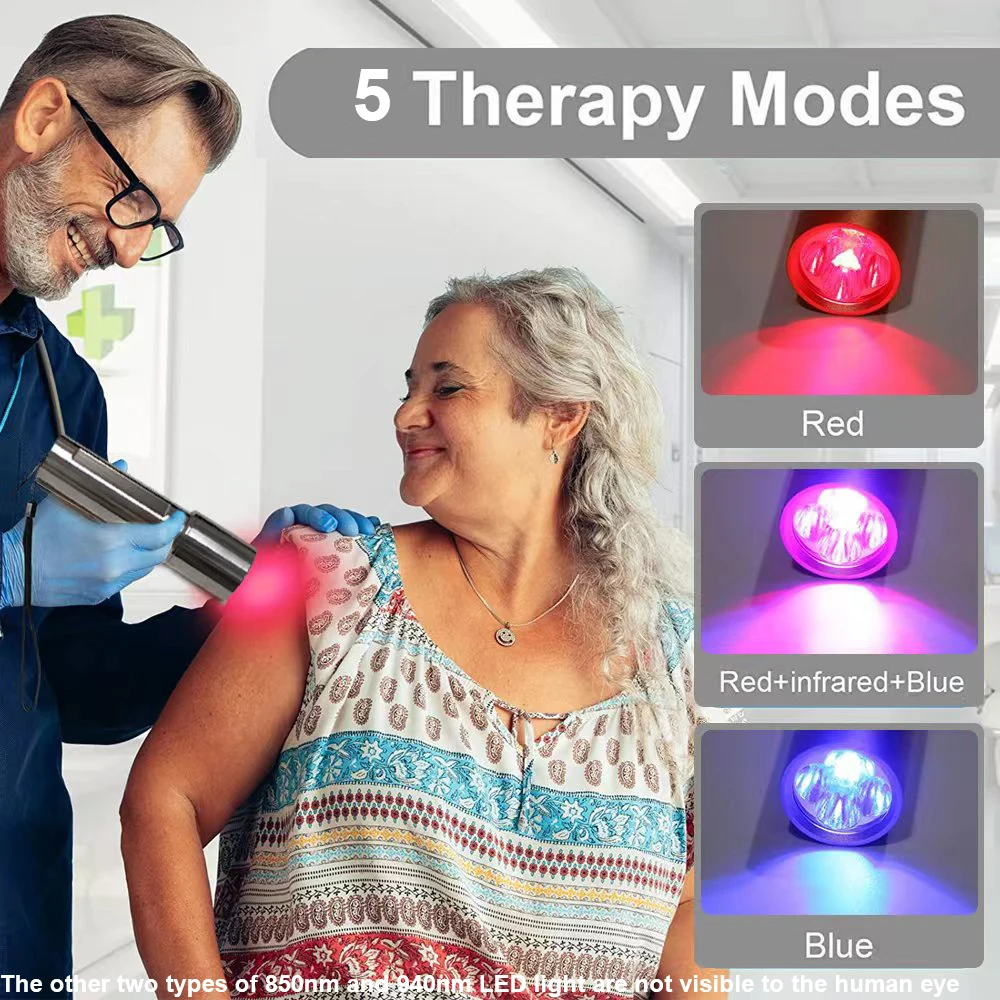 Светодиодное терапевтическое устройство для облегчения боли в спине лечения ран