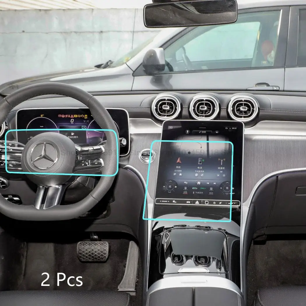 

Защитная пленка из закаленного стекла для Mercedes Benz GLC 260 300 2023 2024, центральное радио, GPS-навигатор, инкумент
