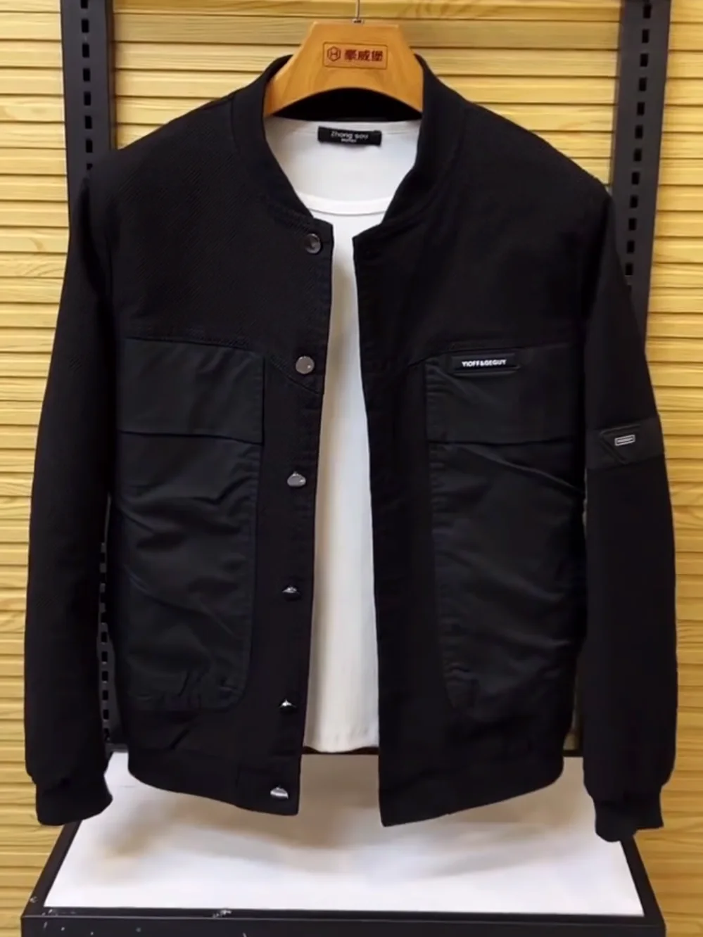 Высококачественная джинсовая куртка Мужская популярная Повседневная на весну и