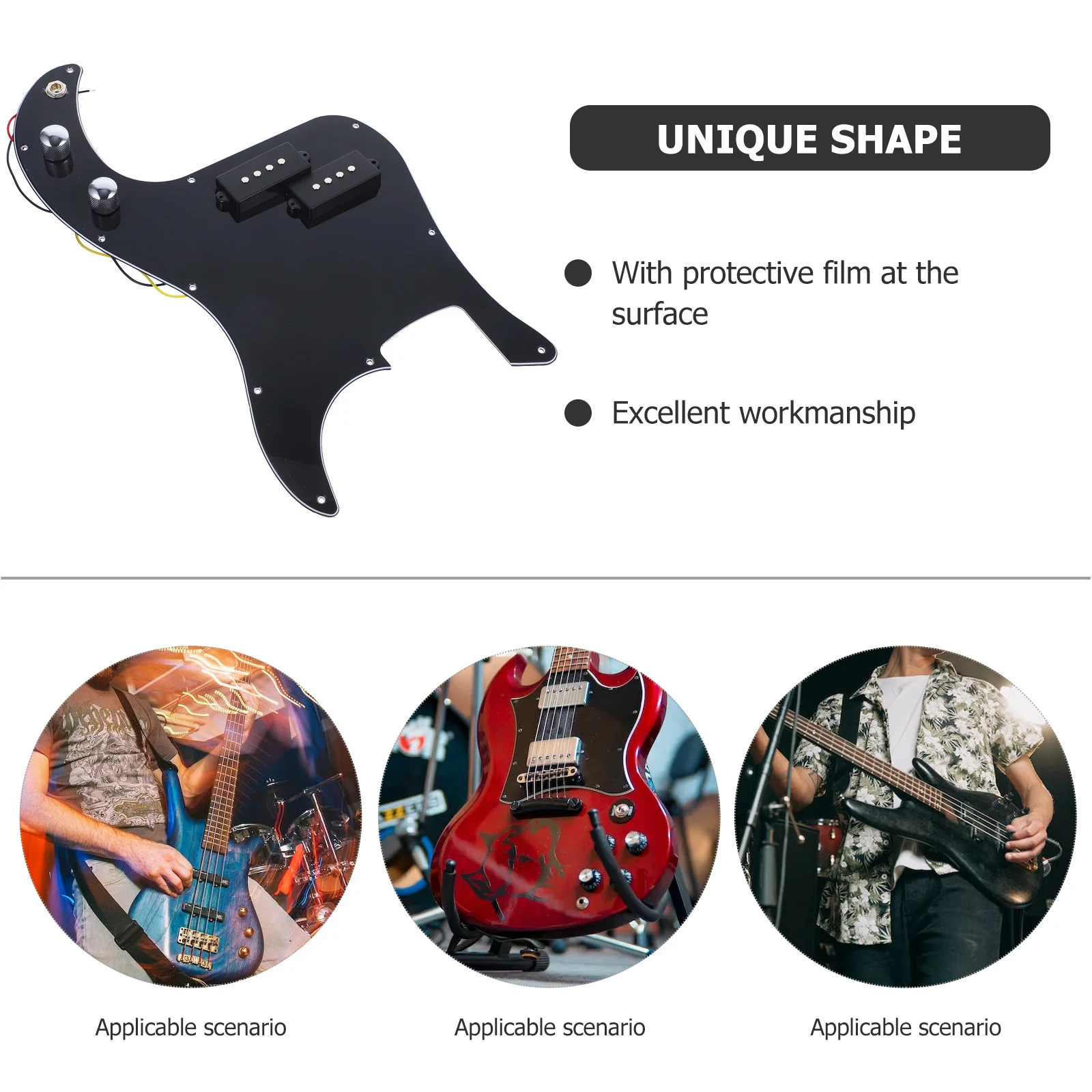 

3 Ply Loaded Pickguard Guitar Pickups 3 Ply Pickguard Guitar Pickguard Precision Bass Pickguard Jazz Bass