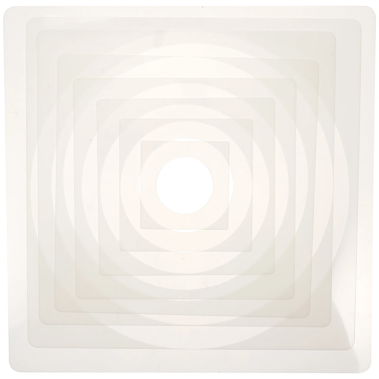 

8 Pcs Hollow Inkjet Template Painting Tools DIY Templates Plastic Stencils Novelty Washable Hollow-out Round Graffiti