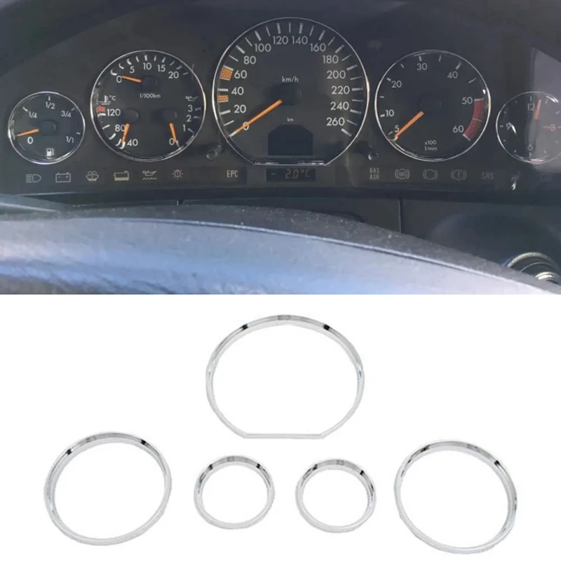 Автомобильный спидометр манометр кольцо приборной панели для Mercedes Benz W140 &amp R129
