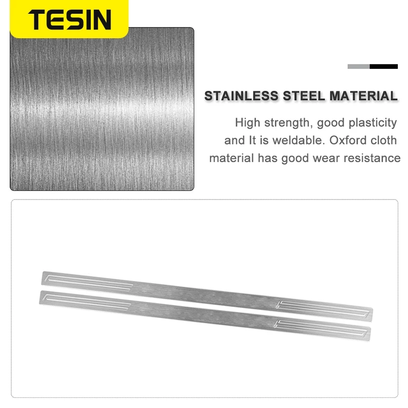 TESIN Защитная Накладка на порог для входной двери защитная Dodge Challenger 2009 +