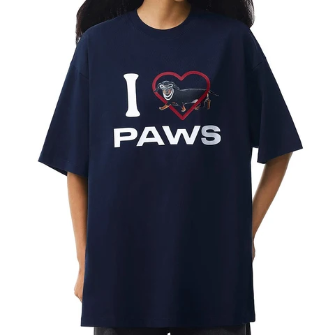 Хлопковая футболка I LOVE DOG