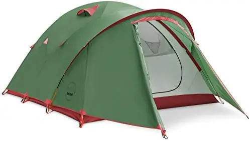 

Backpacking Tent Ultralight 4 Person Lightweight Camping Tents 4 People Hiking Tents Aluminum Frame Double Layer