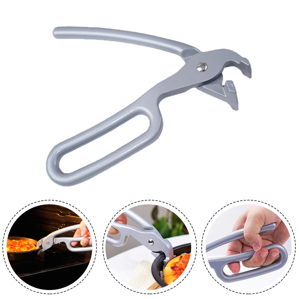

Anti-hot Bowl Handle Clip Non Slip Tong Anti Scalding Hot Bowl Aluminum Alloy Pot Clip Pan Gripper Pizza Pan Pliers Kitchen Tool