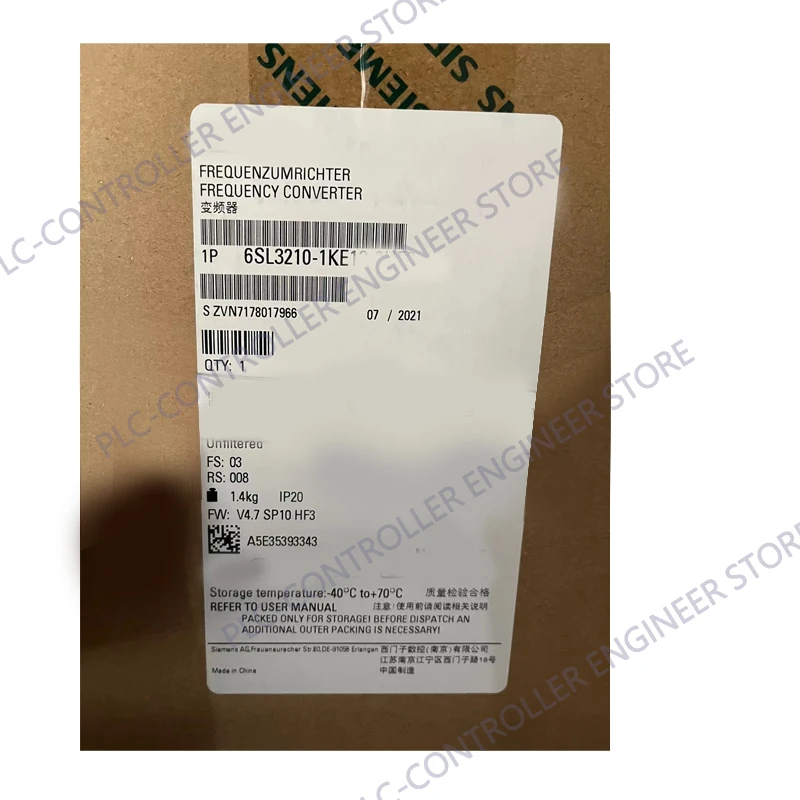 

New Original 24 Hours Within Shipment Cable 6SL3210-1KE13-2UF2