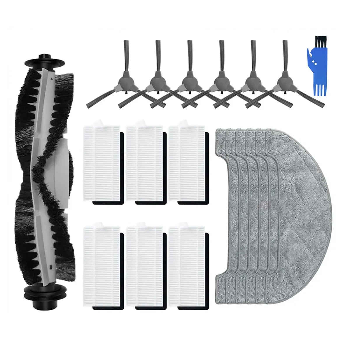 Запчасти для робота-пылесоса Koblenz R-901 Roller Side Brush Hepa Filter Mop cloth Rag