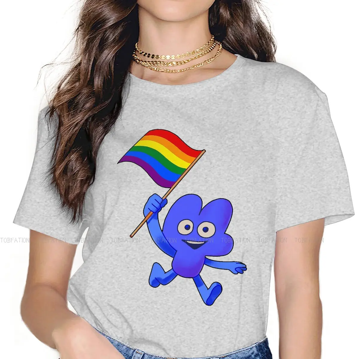 

Футболки ЛГБТ с флагом гордости четырех 4XL, футболки с изображением острова мечты, женские футболки с круглым вырезом из ткани 4 и X, уличная о...