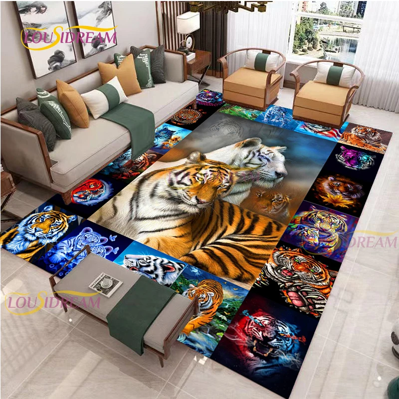 Коврик с тигром детские коврики для гостиной чайного столика коврик спальни