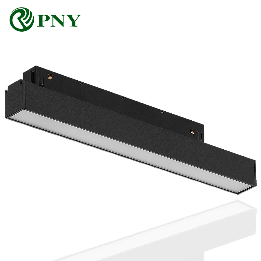 Modern LED Magnetic Track Light 48v Dali Magnet Track Lighting System Recessed Tuya Zigbee Smart Lamp Dimmable Rail Floodlight