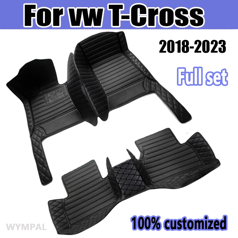 Для VW T-Cross Tcross 2023 2022 2021 2020 2019 2018 автомобильные коврики запчасти чехлы аксессуары