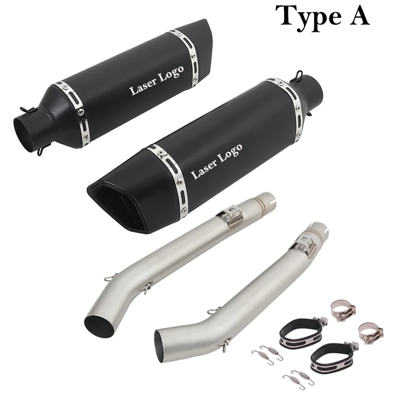 

Слипоны для SUZUKI V-STROM 1000 DL1000 1000 vдополнительный 2002-2013 модификация выхлопной трубы мотоцикла левый/правый Средний канальный глушитель