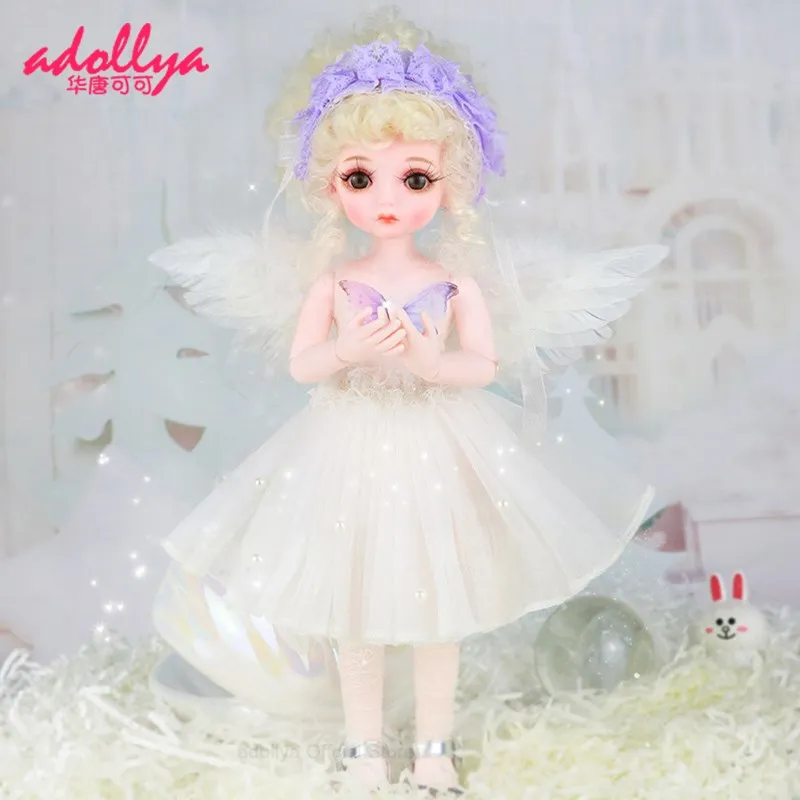 

Кукла Adollya BJD Angie 32 см шарнирная кукла включает в себя одежду 3D глаза 26 подвижных суставов принцесса 1/6 BJD куклы