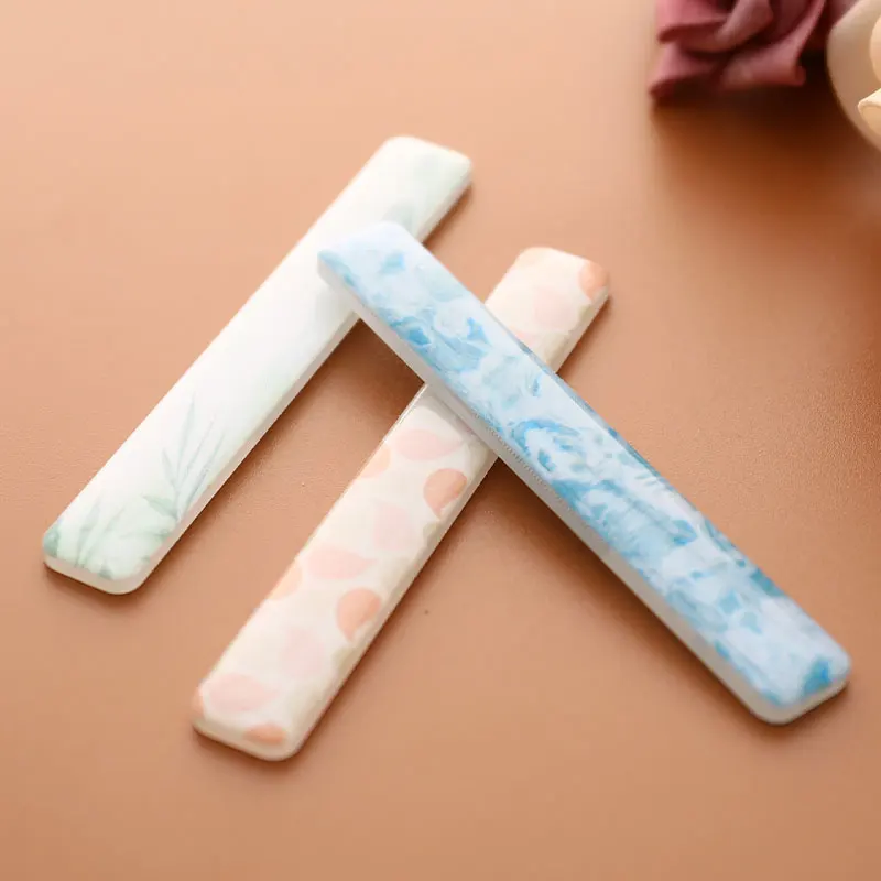 

Professional Nano Glass Nail File Colorful Polishing Polishing Nail Manicure Red/green/blue 1 Pc With Box Пилочка Для Ногтей