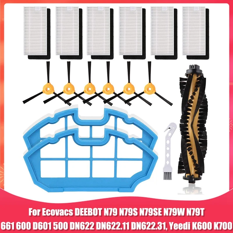

Accessories Kit For Ecovacs DEEBOT N79 N79S N79T N79W N79SE DN622 500 Robot Vacuum Cleaner Replacement Parts
