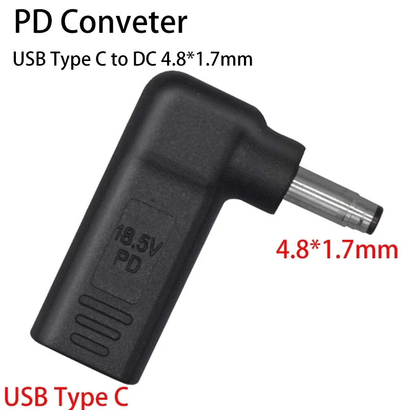 

Переходник с USB Type C «Мама» на DC 4,8*1,7 мм «папа»