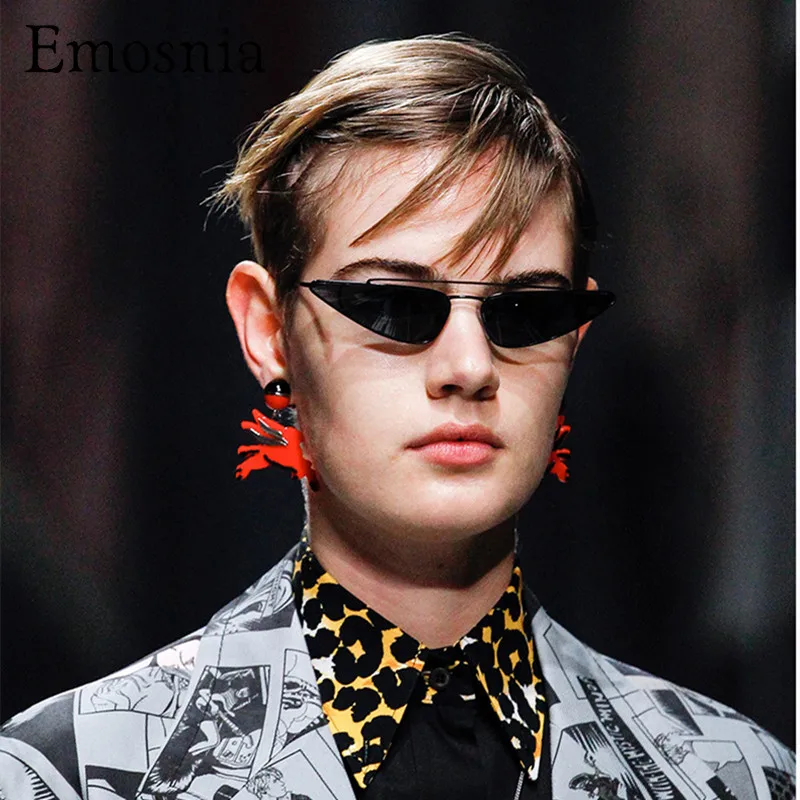 

Emosnia 2021 New Retro Sunglasses Women Small Frame Triangle Metal Cat Eye Sun Glasses Sexy Shopping Eyewear Gafas De Sol UV400
