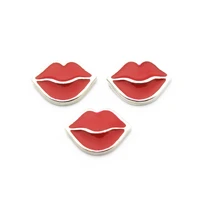 wholesale 10pcslot metal sexy lips floating charms fit living glass locket women pendant necklace jewelry making