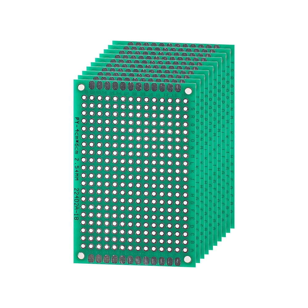 

10PCS Double Sided Pcb Board 3*7CM 4*6CM Green DIY Prototype Pcb Universal Board