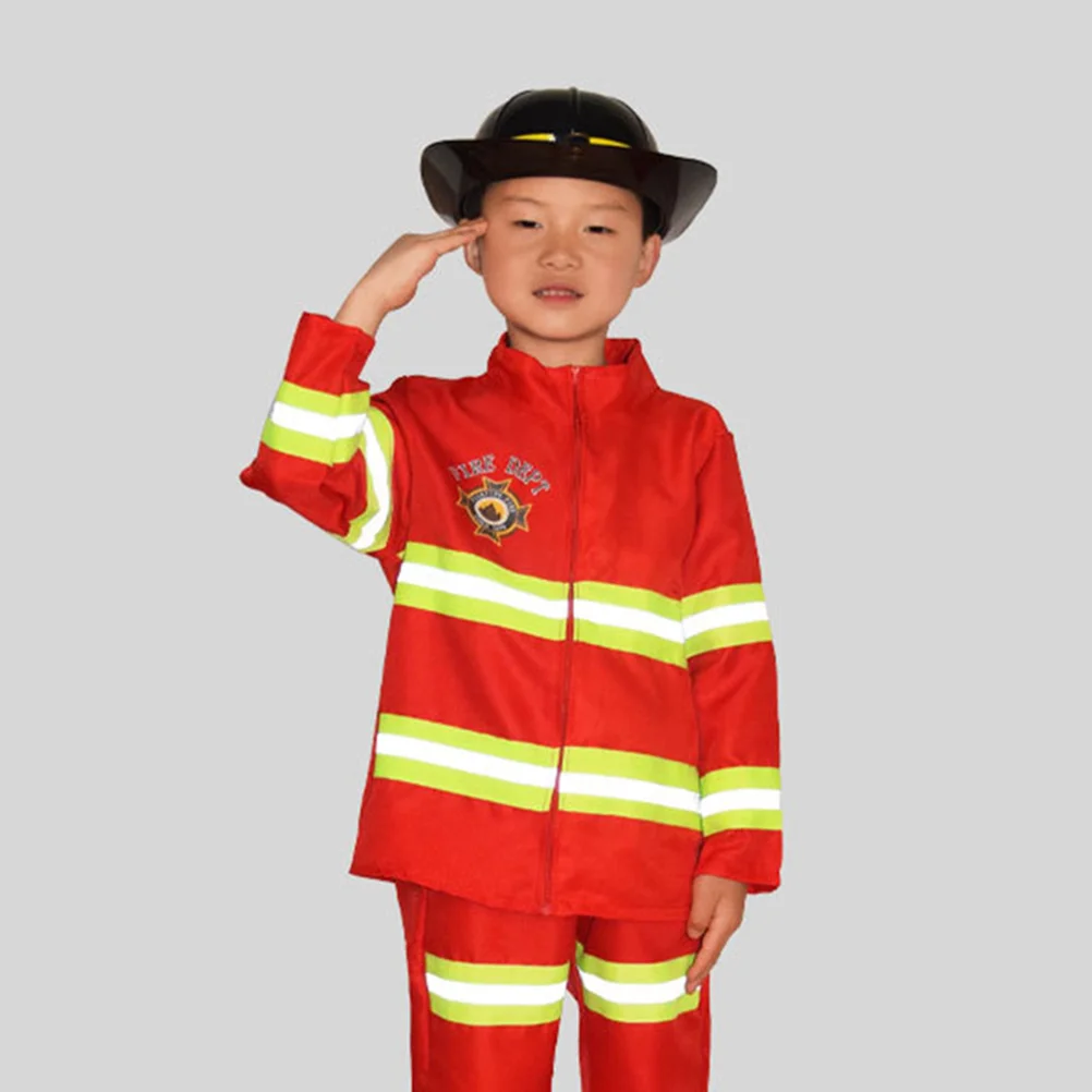 2 шт. детская безопасная одежда домашняя игрушка пластиковая кепка пожарного