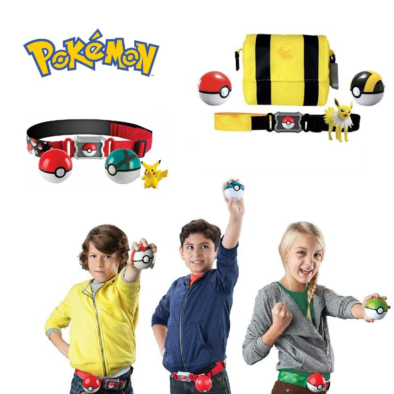 

Покемон эльф мяч ремень покебол Pikachu Карманный Монстр вариант модель Набор Аниме экшн-фигурки коллекционные куклы игрушки для детей подаро...