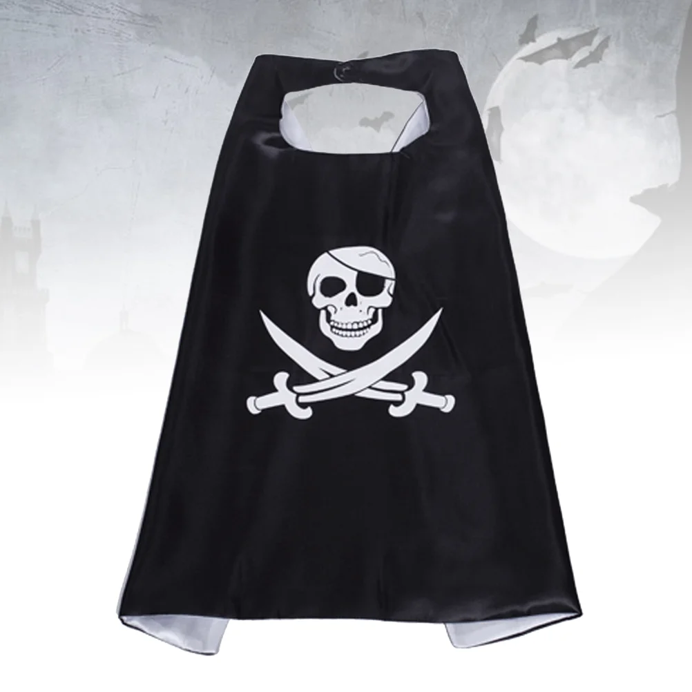 

1PC Pirate Cape Durable Attractive Pirate Cloak for Performance Role Play Cosplay Themed Party