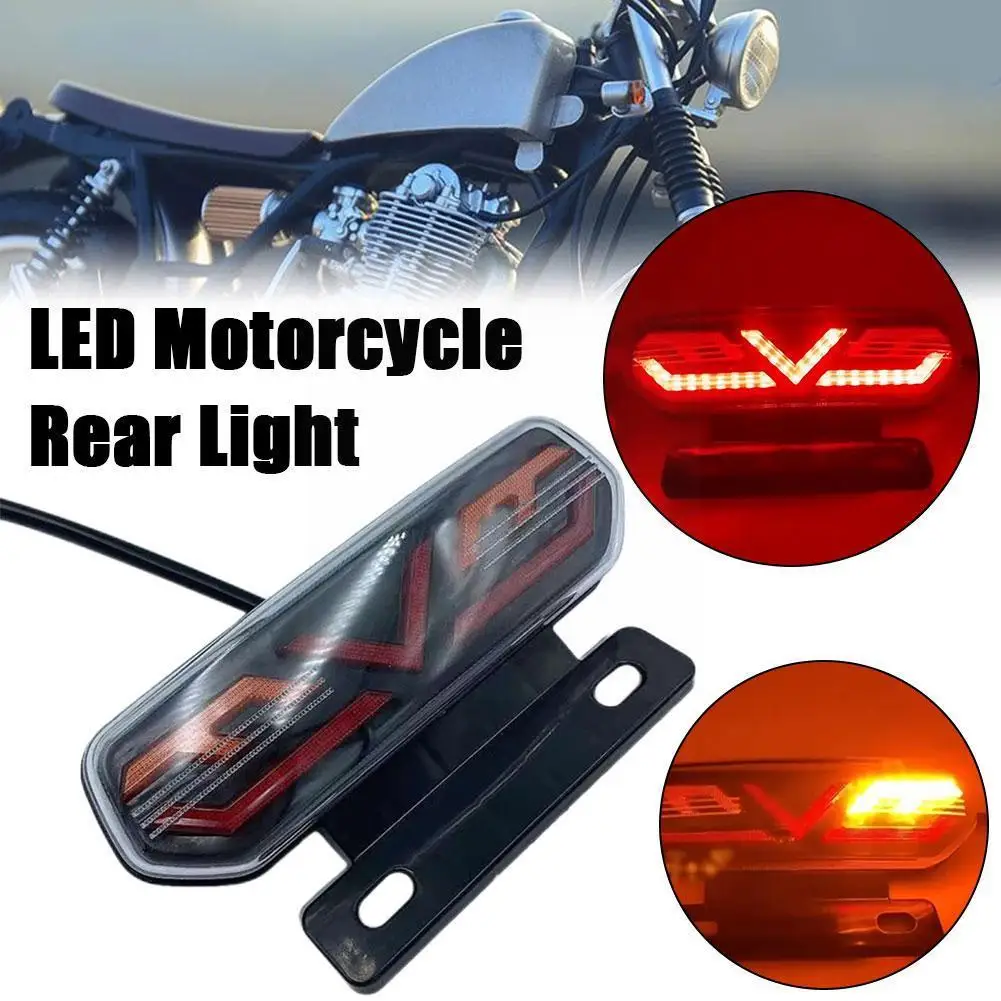 

12v Motorcycle Rear Lights Led Motorcycle Brake Light Direction Turn Atv Light Blinker Motorbike Signal Stop Tail Indicator Z9e3