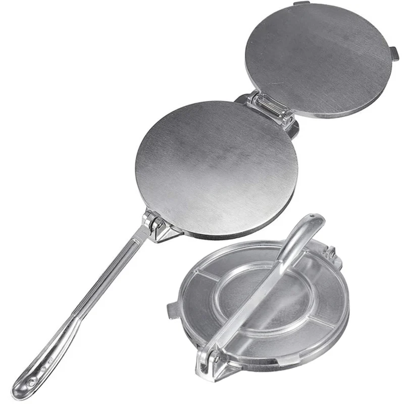 

20cm 8inch Aluminium Tortilla Press Tortilla Maker with Foldable Handle Non-Stick Tortilla Pie Maker Press Pan for make Homemad