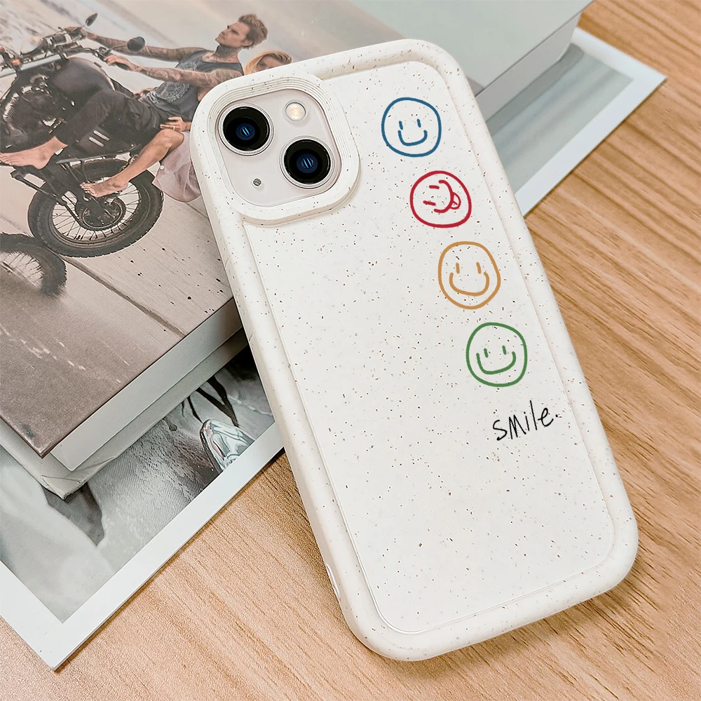 

Cartoon Funny Face Phone Case For iPhone 14 Plus 12 ProMax Cases For iPhone 12Pro 11 Pro 8Plus 7 XR XS Max TPU Degradation Cover