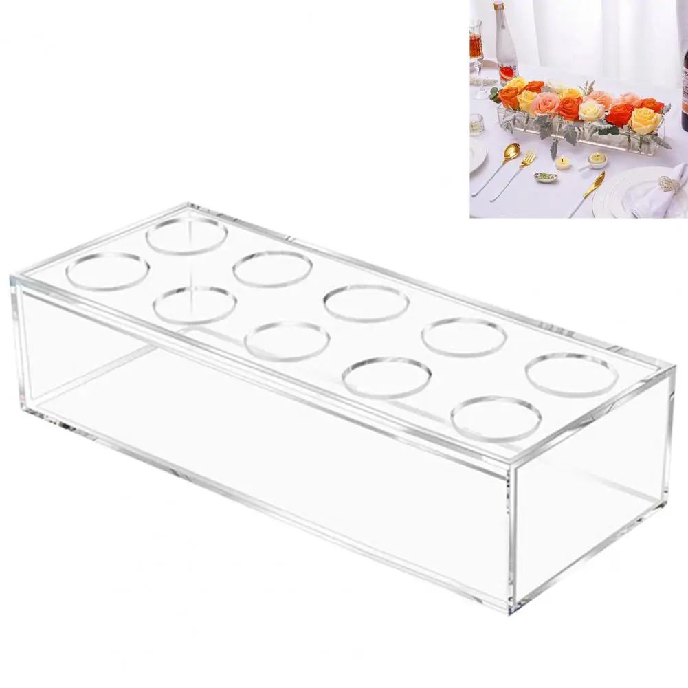 

Hydroponic Flower Vase Modern Acrylic Flower Vase Elegant Hydroponic Floral Centerpiece for Wedding Dining Table for Home