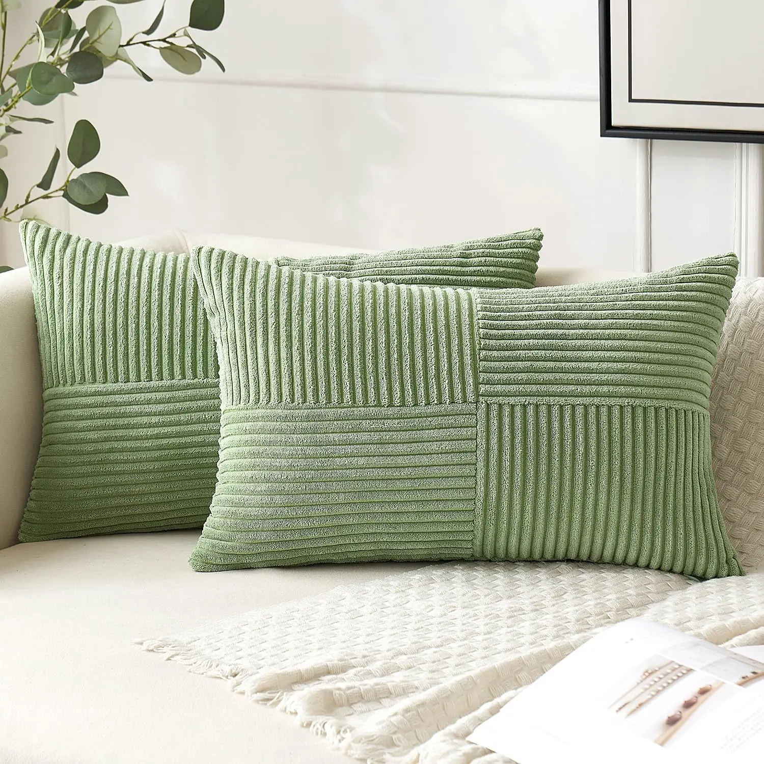 

Лоскутные вельветовые наволочки BUNNY FiFi