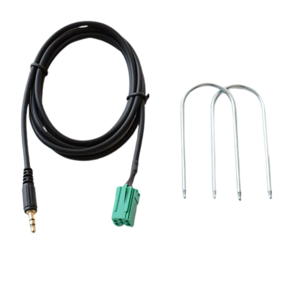 

Запасной адаптер, кабель-вход, адаптер MP3 150 см 2005-2011 Aux для Clio For Lagunar для Modus, прочный и удобный
