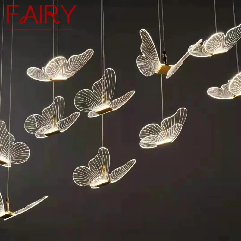 FAIRY Modern Landscape Atmosphere Lamps Indoor Butterfly for Home Wedding Decoration LED String Light