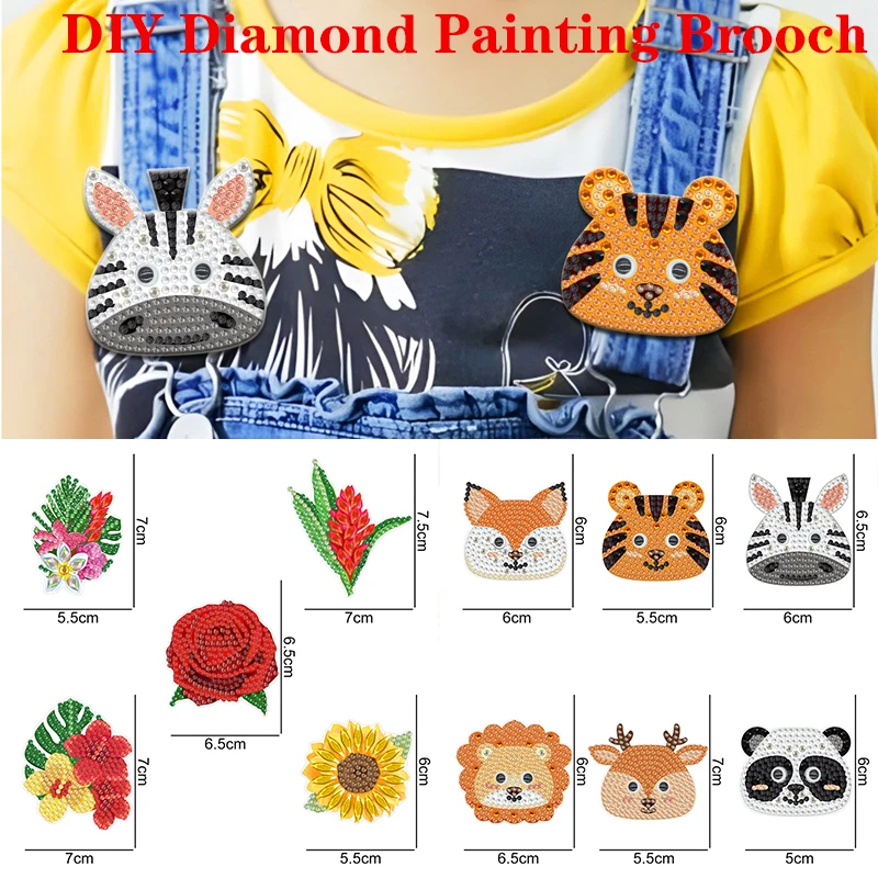 

5/6 шт., броши для одежды и сумки